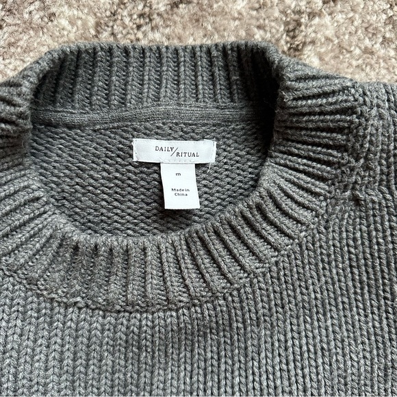 Daily Ritual Crew Sweater - Picture 5 of 6